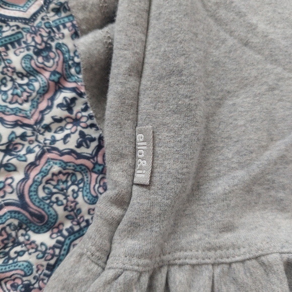 Ella & IL Gray Ruffled Jul Skirt Size Small NWT - Picture 10 of 10